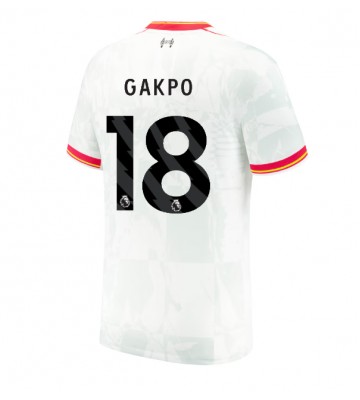 Liverpool Cody Gakpo #18 Tercera Equipación 2024-25 Manga Corta